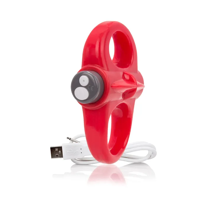 Charged Yoga Rechargeable Vibe Ring Red Fairvillacom Vibrators