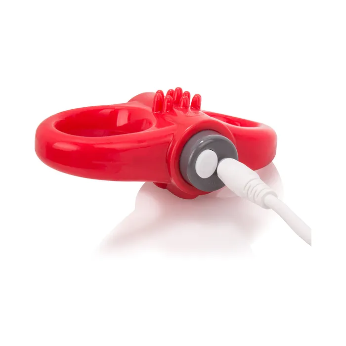 Charged Yoga Rechargeable Vibe Ring Red Fairvillacom Vibrators