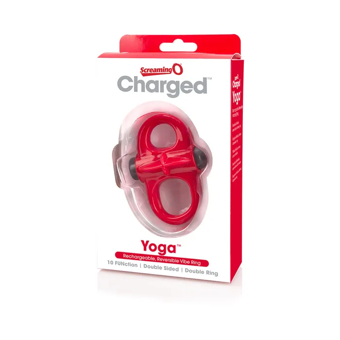 Charged Yoga Rechargeable Vibe Ring Red Fairvillacom Vibrators