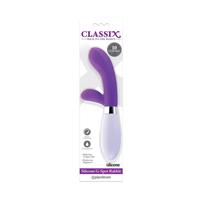 Classix Silicone GSpot Rabbit Purple Fairvillacom Vibrators