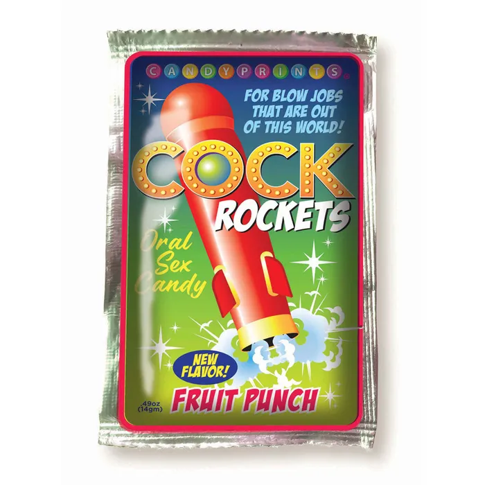 Cock Rockets Fruit Punch Fruit Punch Flavoured Oral Sex Candy 15 grams ShhhWndsr Dildos