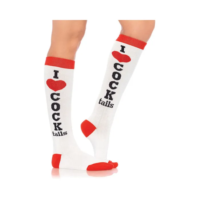 Cocktails Knee High Socks One Size Fairvillacom Teddies And Bodies