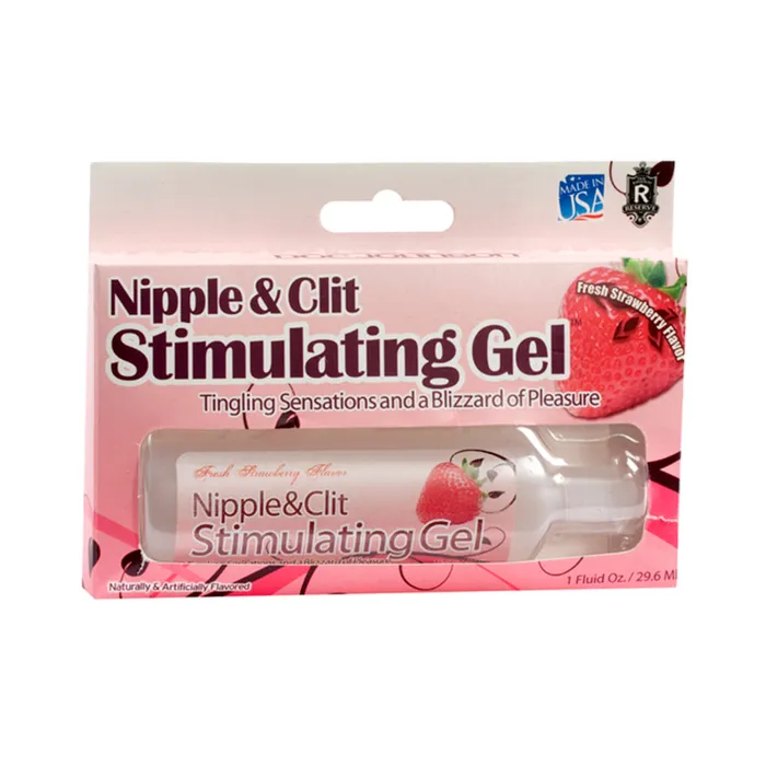Couples Fairvillacom Nipple Clit Stimulating Gel Strawberry 1oz