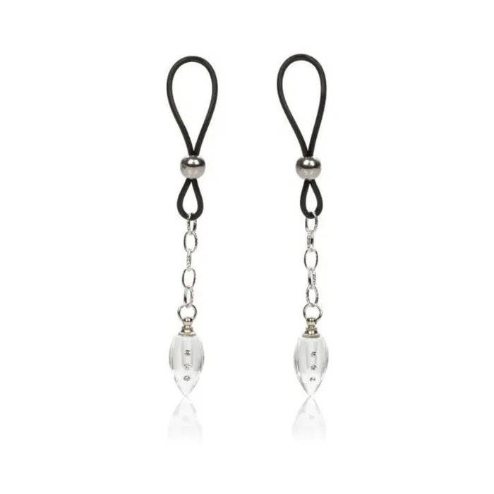 Couples Fairvillacom Nipple Play NonPiercing Jewelry Crystal Teardrop
