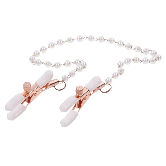 Couples ShhhWndsr Sex Mischief Peaches n Creame Pearl Nipple Clamps Couples ShhhWndsr Sex Mischief Peaches n Creame Pearl Nipple Clamps