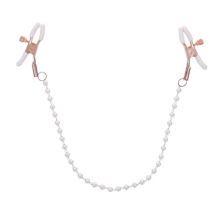 Couples ShhhWndsr Sex Mischief Peaches n Creame Pearl Nipple Clamps Couples ShhhWndsr Sex Mischief Peaches n Creame Pearl Nipple Clamps
