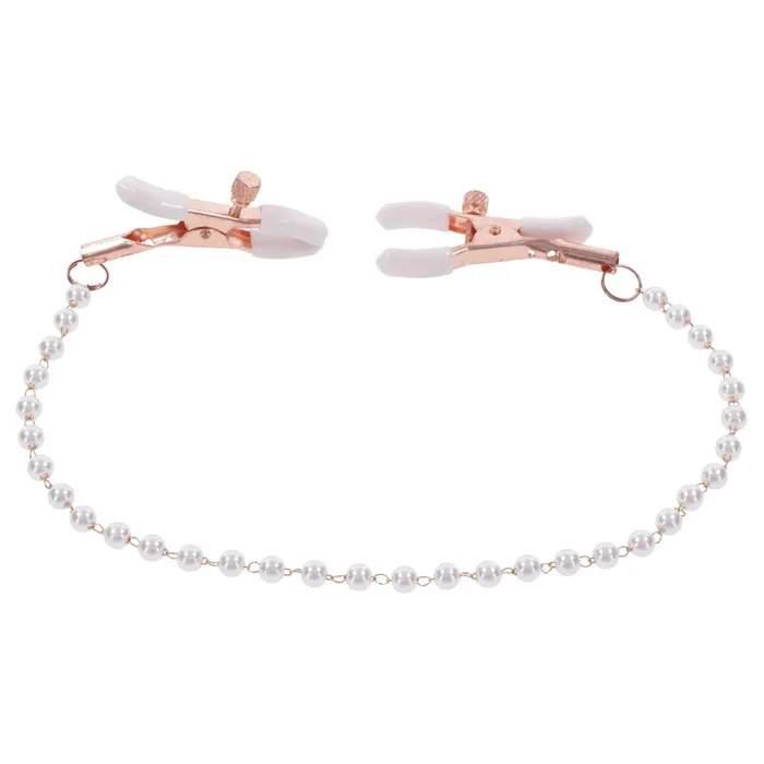 Couples ShhhWndsr Sex Mischief Peaches n Creame Pearl Nipple Clamps Couples ShhhWndsr Sex Mischief Peaches n Creame Pearl Nipple Clamps