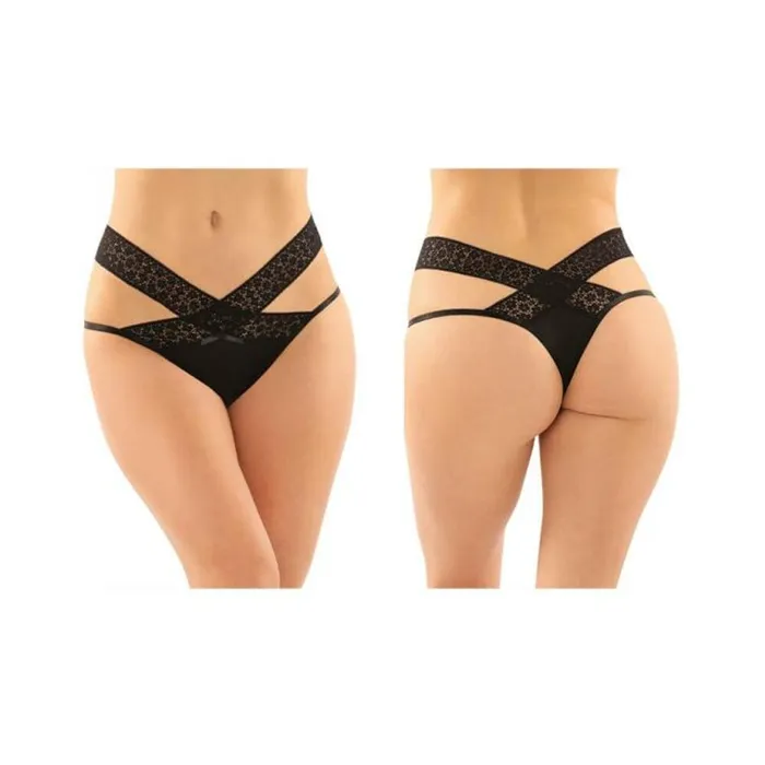 Daphne BrazilianCut Panty SM Blk Fairvillacom Female Sex Toys