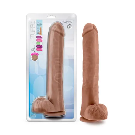 Dildos Au Naturel Daddy 14 Inch Dildo Mocha Fairvillacom