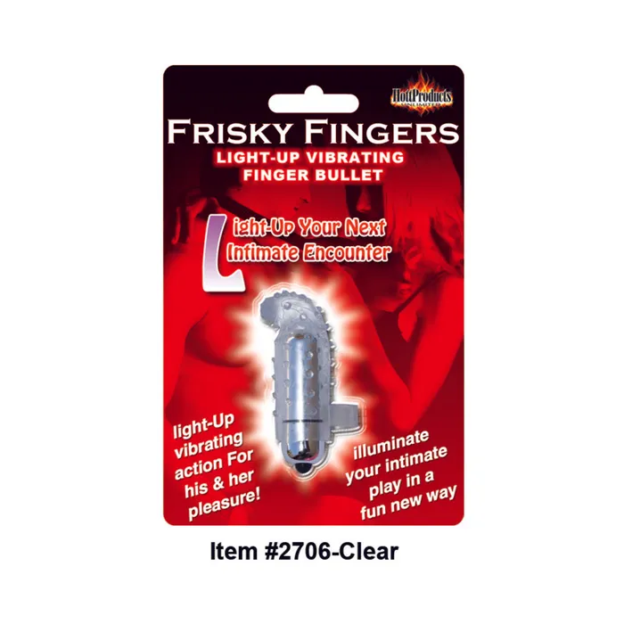 Dildos Fairvillacom Light Up Frisky Finger Clear