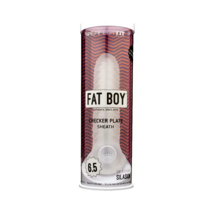 Dildos Fairvillacom Perfect Fit Fat Boy 65 inches Checker Plate Sheath Clear Dildos Fairvillacom Perfect Fit Fat Boy 65 inches Checker Plate Sheath Clear