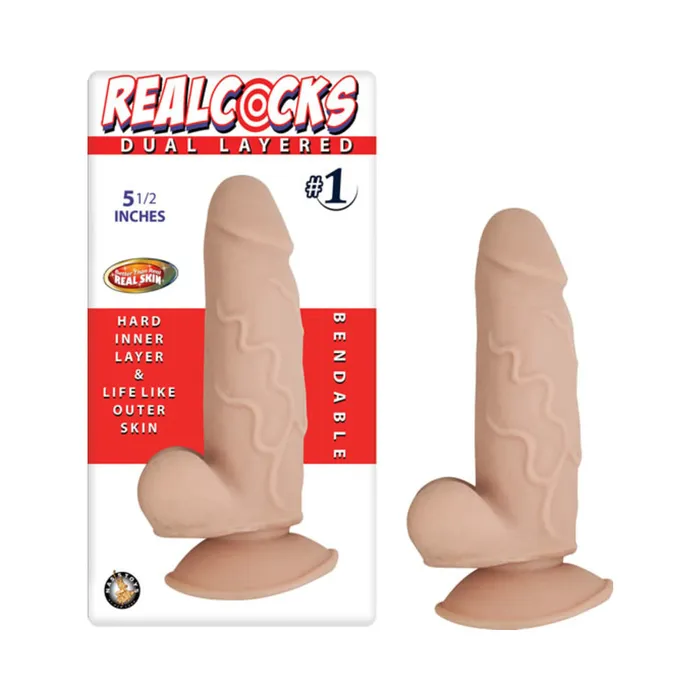 Dildos Fairvillacom Real Cocks Dual Layered 1 55 inches Dildo
