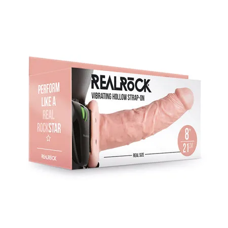 Dildos Fairvillacom Vibrating Hollow Strapon No Balls 8 Inch Flesh