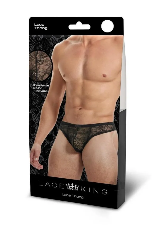 Dildos Lace King Lace Thong Lxl Blk Fairvillacom
