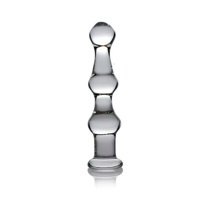 Dildos Mammoth 3 Bumps Glass Dildo Clear Fairvillacom