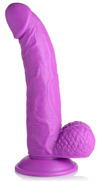 Dildos POP 75IN DILDO W BALLS PURPLE Fairvillacom