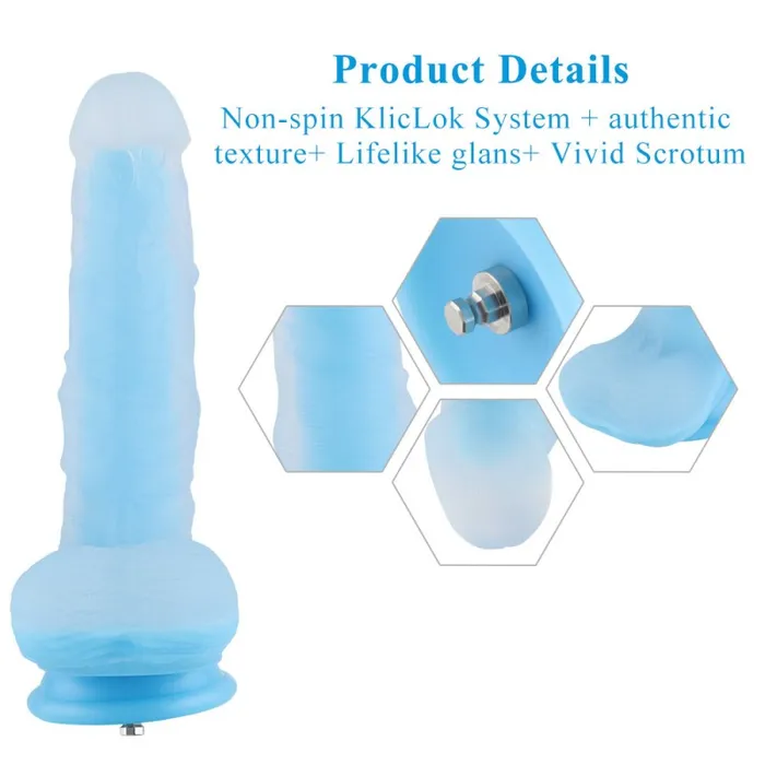 Dildos ShhhHS Hismith HSA77 Luminous Dildo 205cm