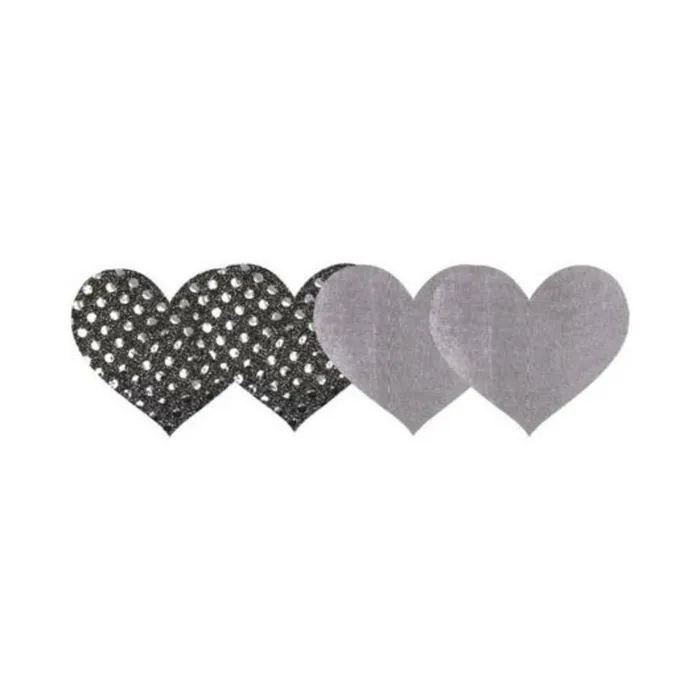Fairvillacom Anal Dark Angel Hearts Silver Pack of 2