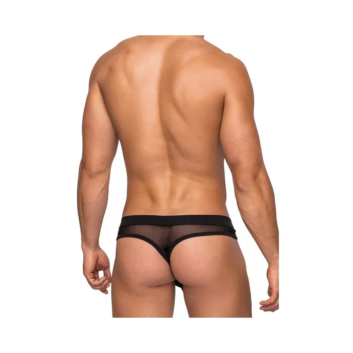 Fairvillacom Anal Male Power Hoser Hose Thong Black SM