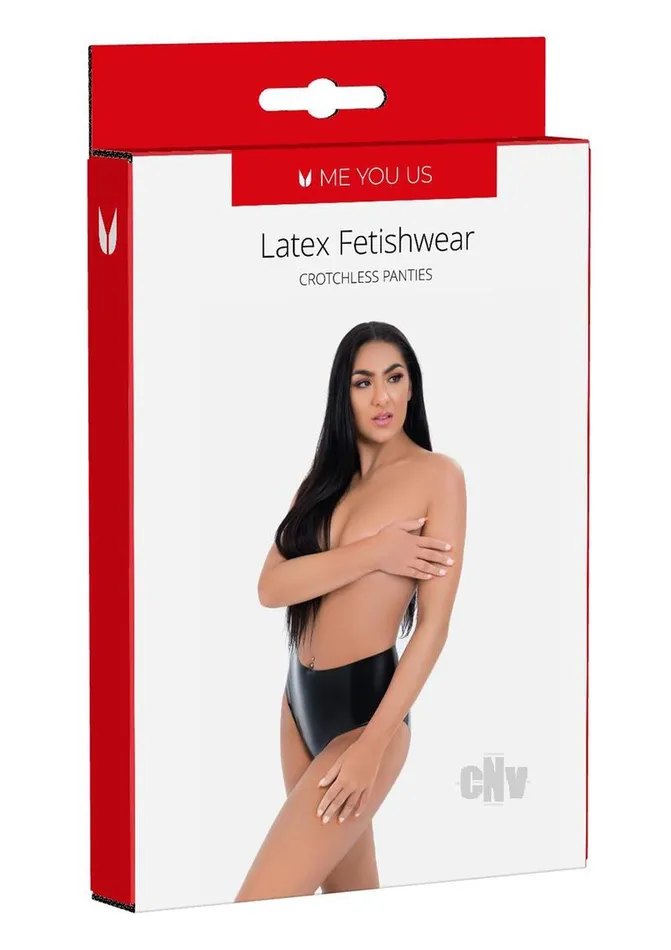 Fairvillacom Anal Myu Latex Crotchless Panties Sm Black