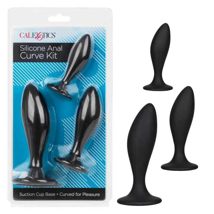 Fairvillacom Anal Silicone Anal Curve Kit Black