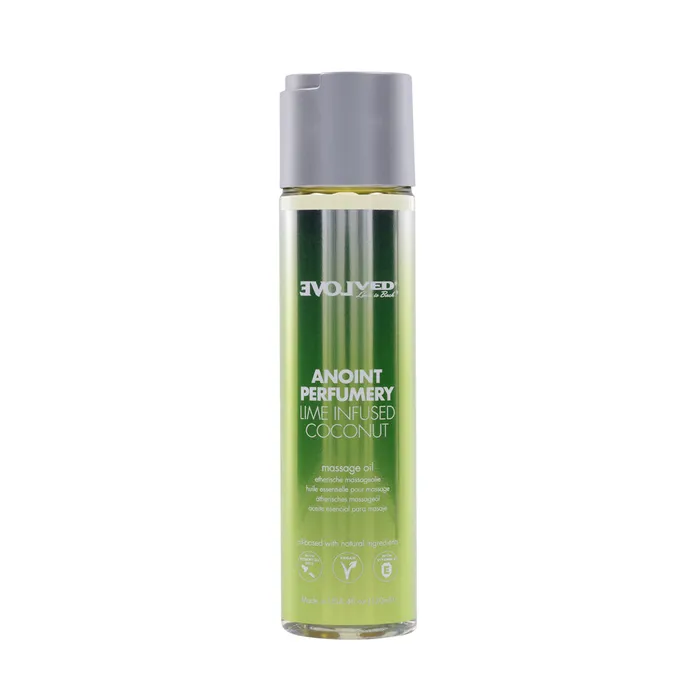 Fairvillacom Couples Anoint Perfumery Lime Infused Coconut Massage Oil 4 oz