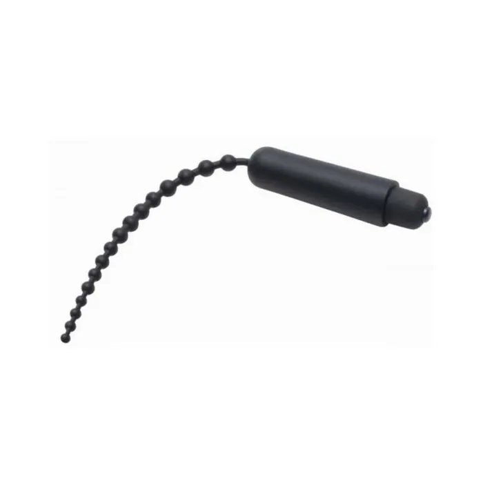 Fairvillacom Dark Rod Vibrating Beaded Silicone Sound Female Sex Toys