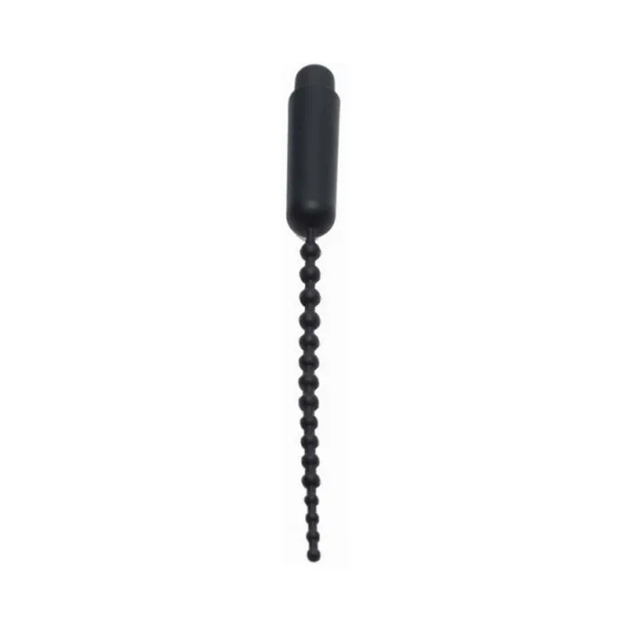 Fairvillacom Dark Rod Vibrating Beaded Silicone Sound Female Sex Toys