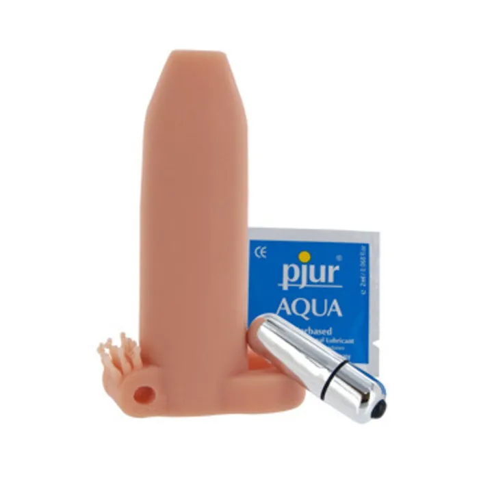 Fairvillacom Dildos Deemun Extra Girth Vibrating Enhancer 6 inches by 2 inches Beige Fairvillacom Dildos Deemun Extra Girth Vibrating Enhancer 6 inches by 2 inches Beige