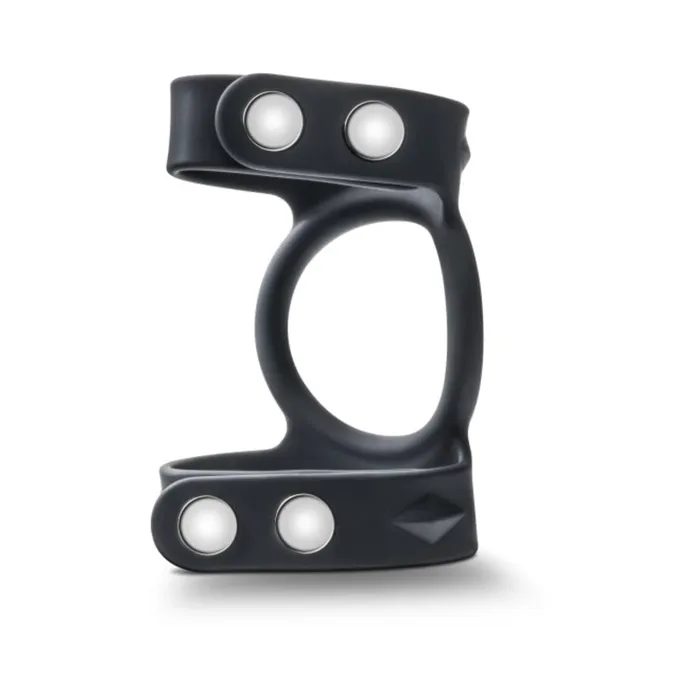 Fairvillacom Dildos Performance Vs8 Silicone Double Cock Ball Strap Black