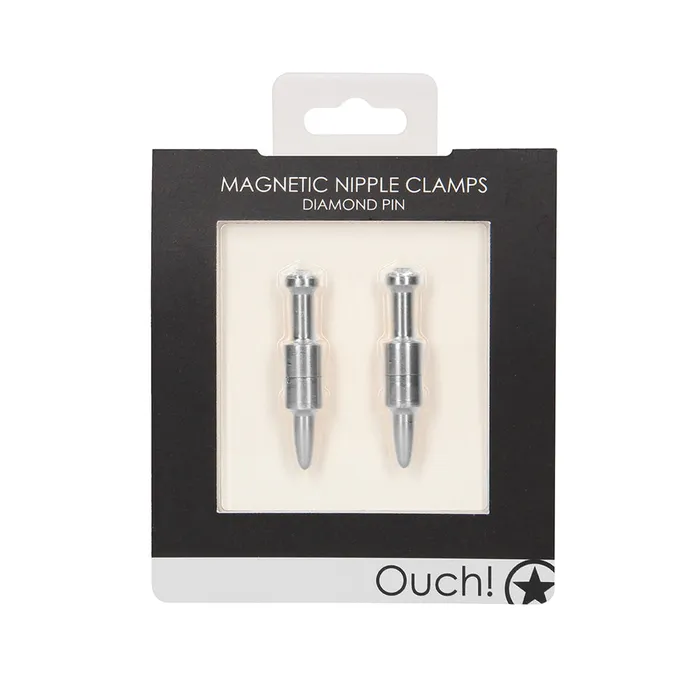 Fairvillacom Dildos Shots Ouch Pin Magnetic Nipple Clamps Silver