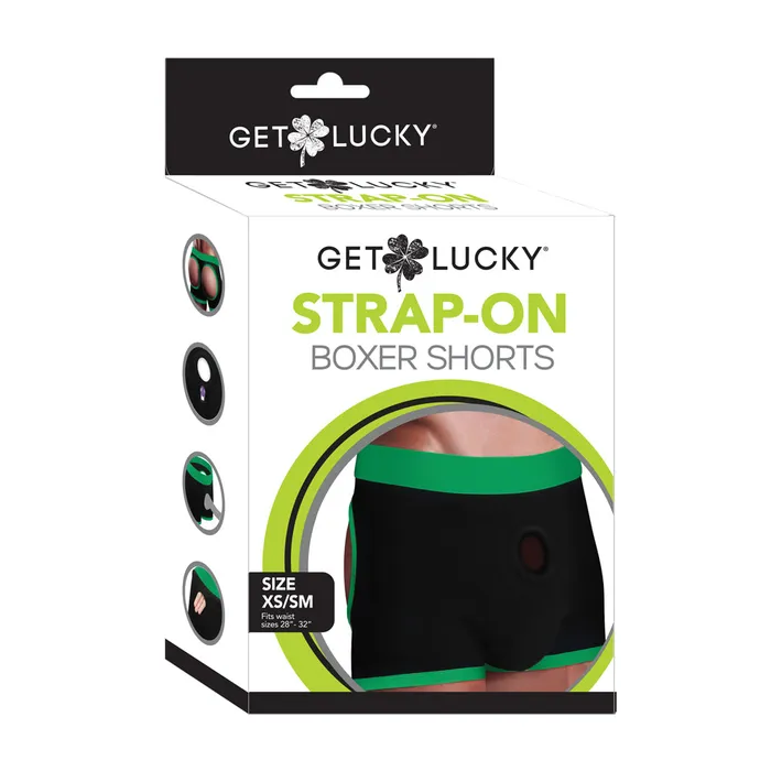 Fairvillacom Female Sex Toys Get Lucky Strap On Boxers XSS BlackGreen