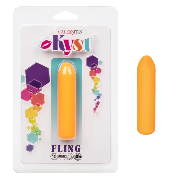 Fairvillacom Female Sex Toys Kyst Fling Petite Massager Orange