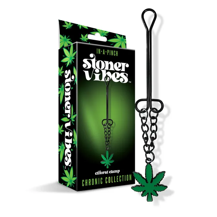 Fairvillacom Female Sex Toys Stoner Vibes Chronic Collection Clitoral Clamp With Chain