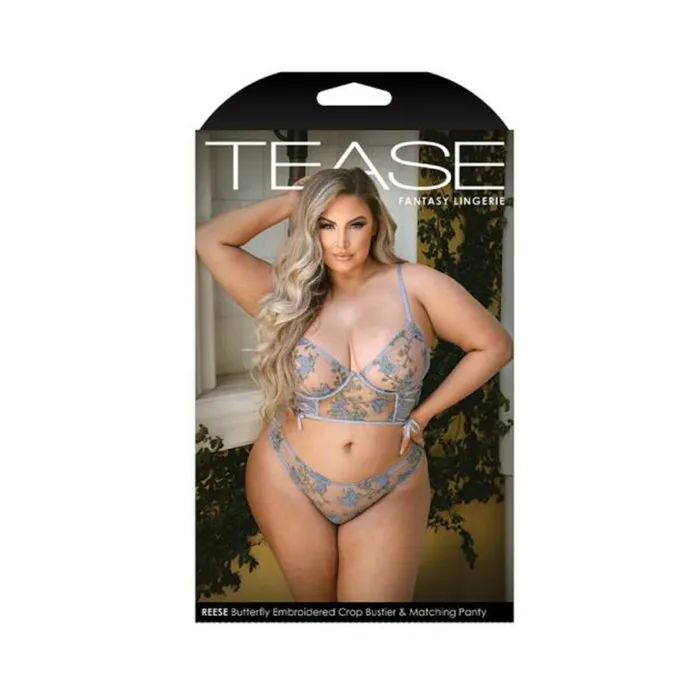 Fairvillacom Female Sex Toys Tease Reese Butterfly Embroidered Mesh Bustier Top With Ribbon Laceup Detail Matching Panty With Fairvillacom Female Sex Toys Tease Reese Butterfly Embroidered Mesh Bustier Top With Ribbon Laceup Detail Matching Panty With