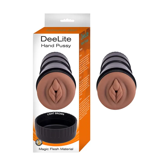 Fairvillacom Male Sex Toys Dee Lite Hand Pussy Light Brown