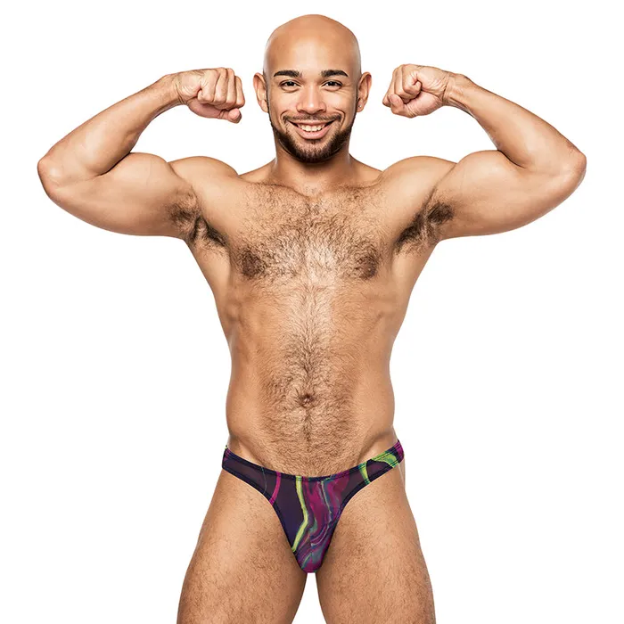 Fairvillacom Male Sex Toys GALACTIC PRINT BONG THONG LXL