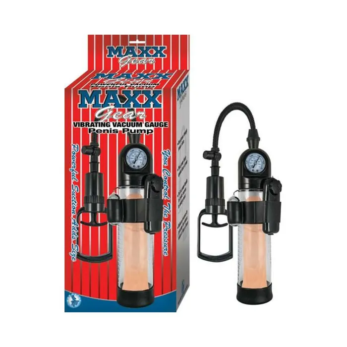 Fairvillacom Male Sex Toys Maxx Gear Vibrating Vacuum Penis Pump Clear