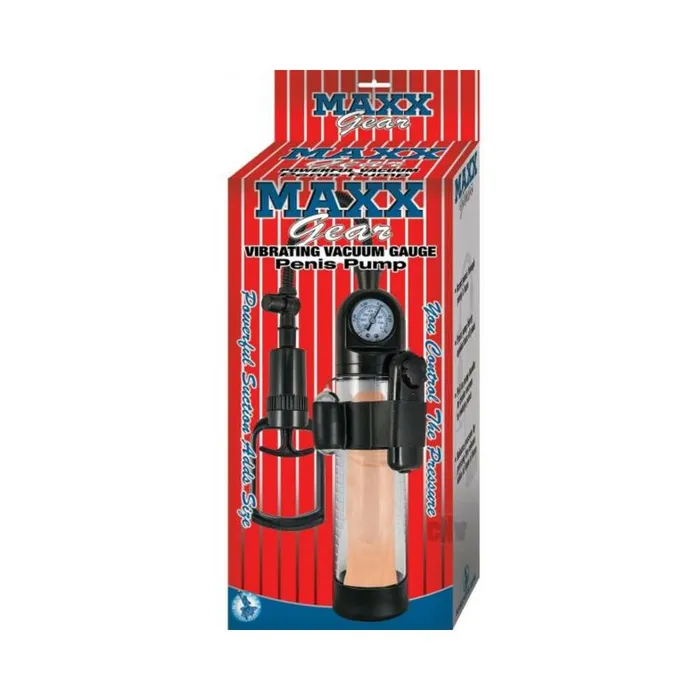 Fairvillacom Male Sex Toys Maxx Gear Vibrating Vacuum Penis Pump Clear