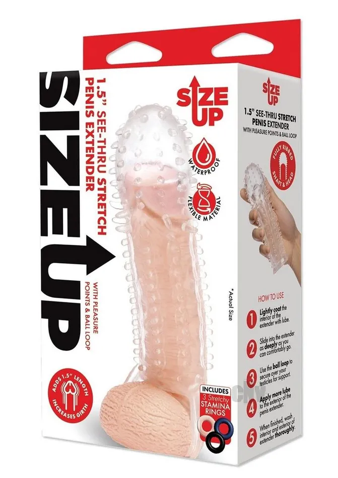 Fairvillacom Male Sex Toys Su Clear View Penis Extender Textur 15