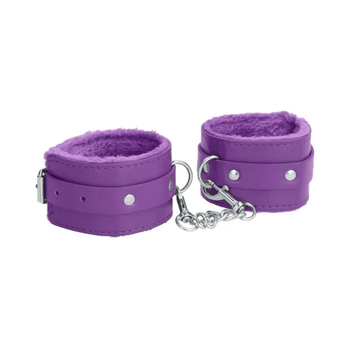 Fairvillacom Ouch Plush Leather Ankle Cuffs Restraints