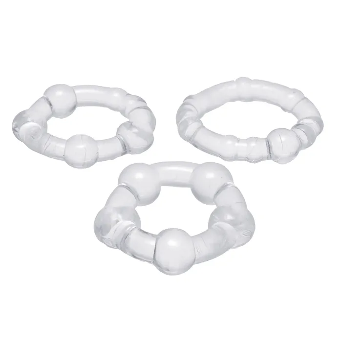 Fairvillacom Performance Penis Ring Set of 3 Clear Male Sex Toys