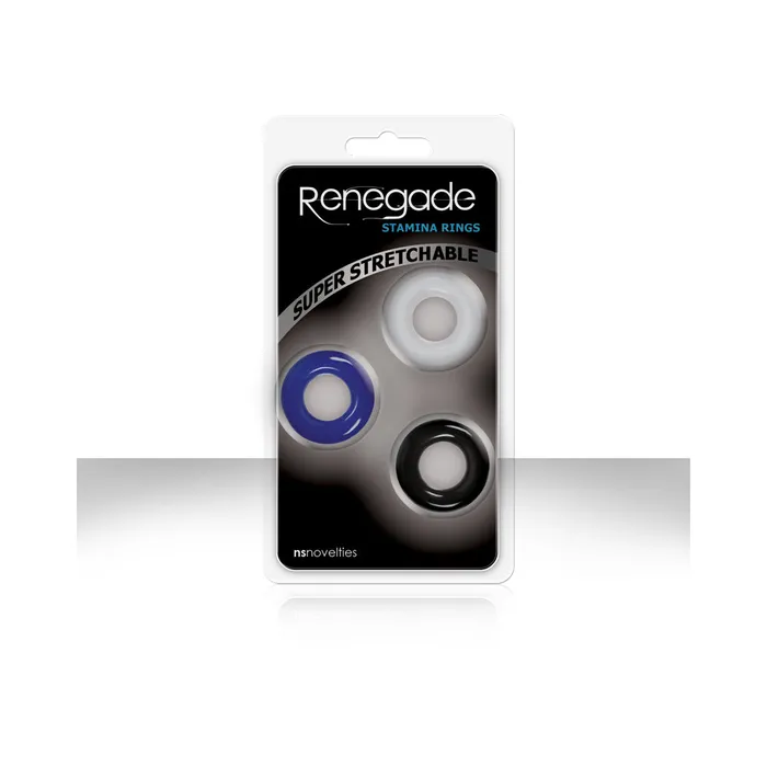 Fairvillacom Renegade Stamina Rings Set 3 Assorted Colors Anal