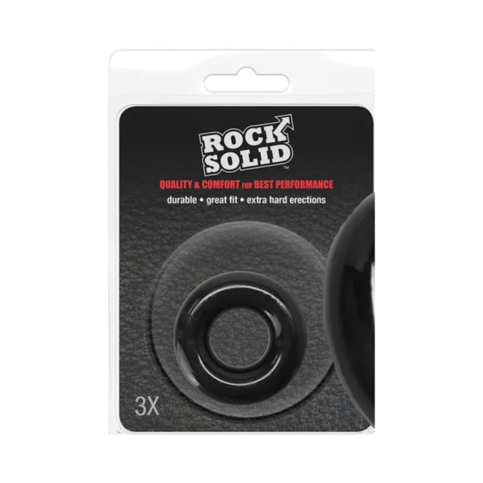 Fairvillacom Rock Solid 3x Donut C Ring In A Clamshell Male Sex Toys