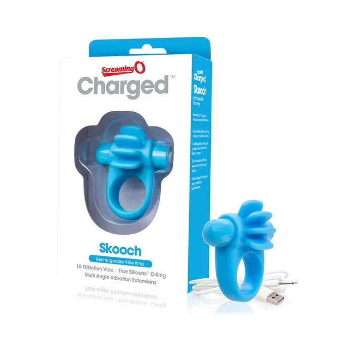 Fairvillacom Vibrators Charged Skooch Ring Blue