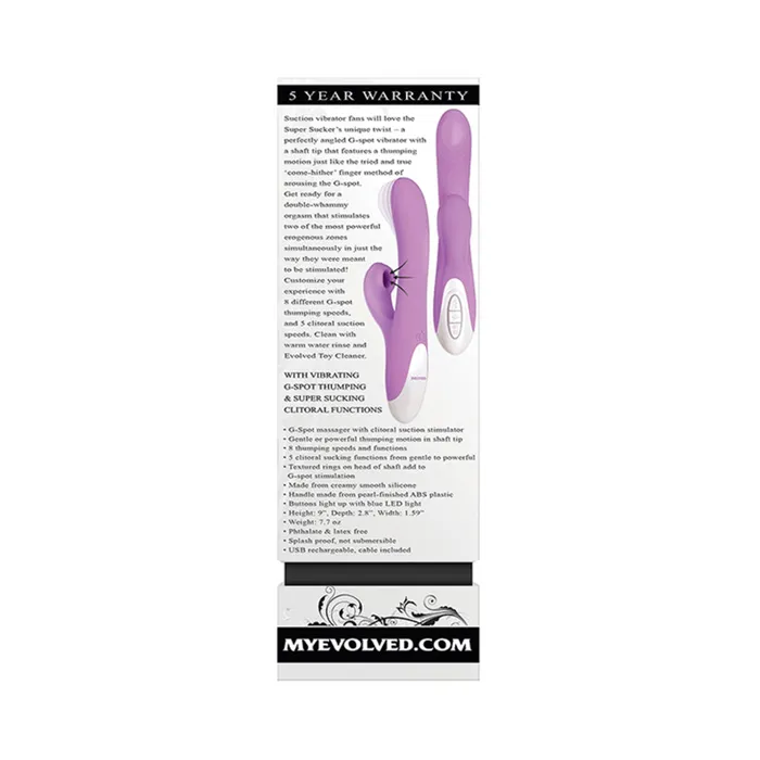 Fairvillacom Vibrators Evolved Rechargeable Super Sucker