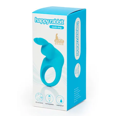 Fairvillacom Vibrators Happy Rabbit Rechargeable Cock Ring Blue