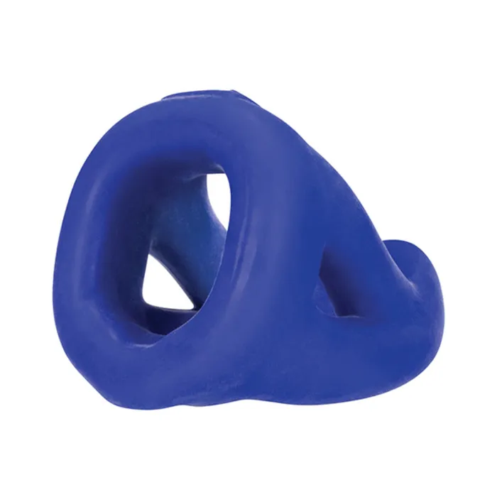 Fairvillacom Vibrators Hunky Junk Slingshot 3 Ring Teardrop Cobalt Blue