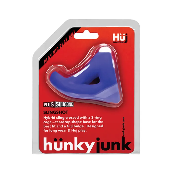 Fairvillacom Vibrators Hunky Junk Slingshot 3 Ring Teardrop Cobalt Blue Fairvillacom Vibrators Hunky Junk Slingshot 3 Ring Teardrop Cobalt Blue