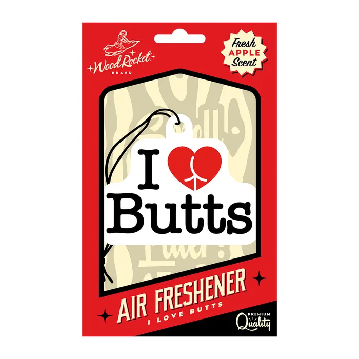 Fairvillacom Vibrators I Love Butts Air Freshener